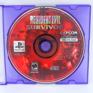 Resident Evil: Survivor (Sony PlayStation 1, 2000) Horror Video Game - Disc ONLY
